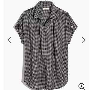 Madewell Central Top in Haden Plaid